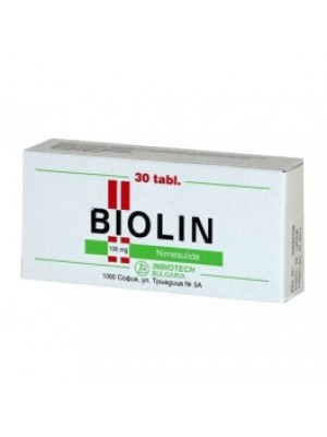 BIOLIN 100 mg. 30 tablets