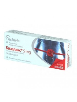 BIZALAX 5 mg. 30 tablets