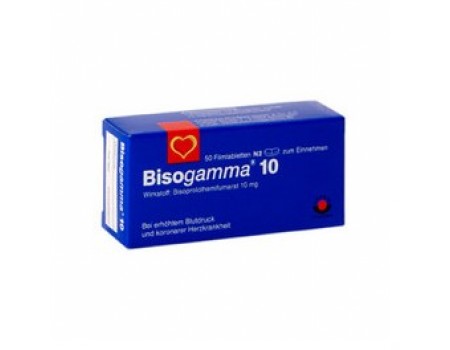 BISOGAMMA 10 mg. 30 tablets