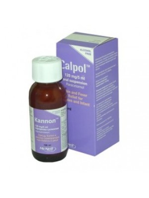 CALPOL suspension. 120 mg. / 5 ml. 100 ml.