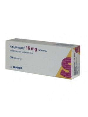 CANDECARD 16 mg. 30 tablets