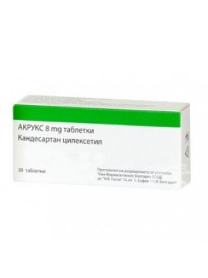 AKRUKS 8 mg. 30 tablets