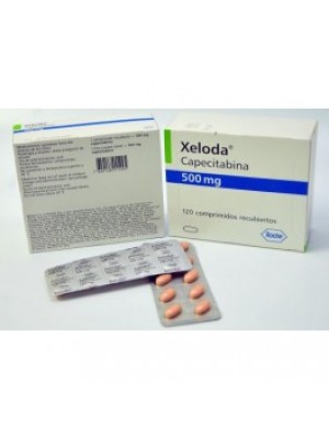 Capecitabine 500 mg. 120 tablets