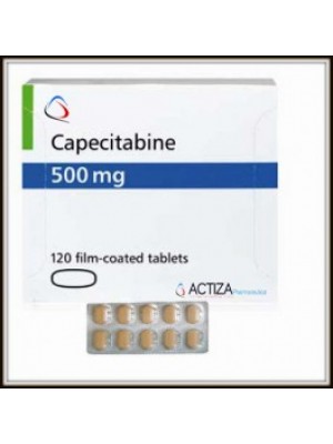 Capecitabine 500mg.120 tablets