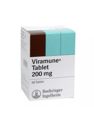 VIRAMUNE 200mg. 60 tablets