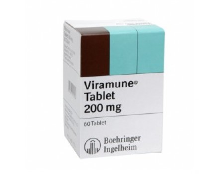 VIRAMUNE 200mg. 60 tablets