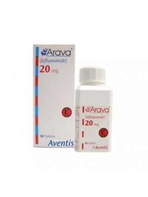 Arava 20 mg. 30 tablets