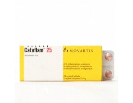 CATAFLAM 25 mg. 20 tablets