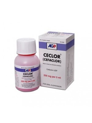 Ceclor syrup 250 mg. / 5 ml.