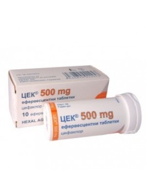 CEC 500 mg. 10 tablets