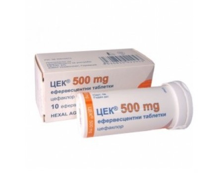CEC 500 mg. 10 tablets