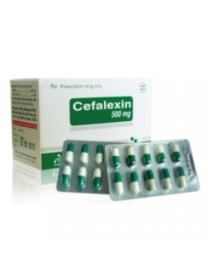 Cefalexin 500 mg. 20 capsules