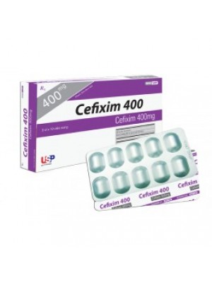 Cefixime 400 mg. 5 tablets