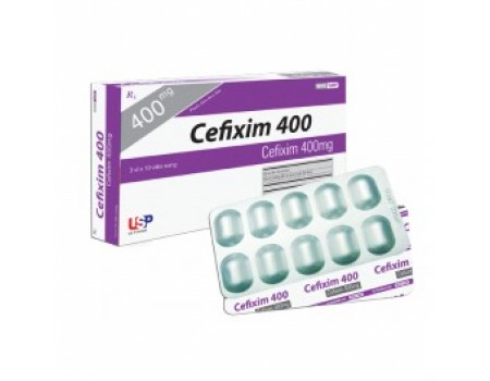 Cefixime 400 mg. 5 tablets