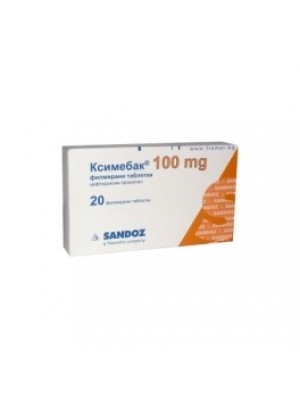 XIMEBAC 100 mg. 20 tablets