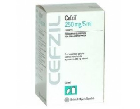 CEFZIL 250 mg. / 5 ml. 60 ml.