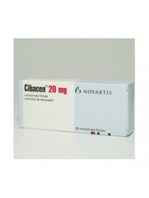 CIBACEN 20mg. 28 tablets