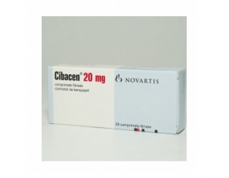 CIBACEN 20mg. 28 tablets