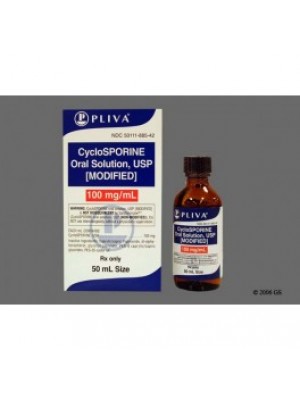 Cyclosporine. 100 mg. / Ml. 50 ml.