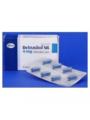 DETRUSITOL SR 4 mg. 7 tablets