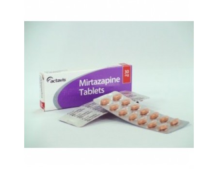 Mirtazapine. 30 mg. 30 tablets