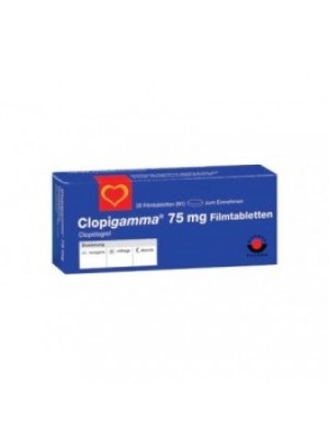 CLOPIGAMMA 75 mg. 28 tablets