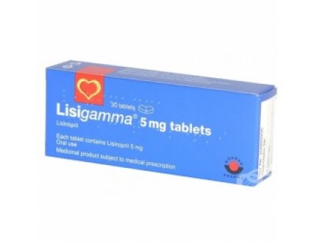 LISIGAMMA 5 mg. 30 tablets