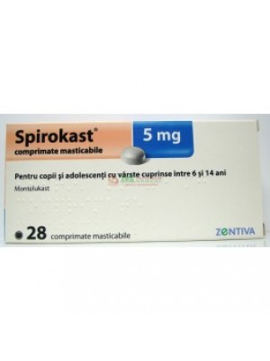 SPIROKAST 5 mg. 28 tablets
