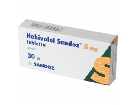 Nebivolol 5 mg. 60 tablets