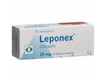 LEPONEX 25 mg. 50 tablets