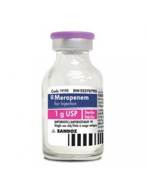 MEROPENEM 1000 mg. 10 vials