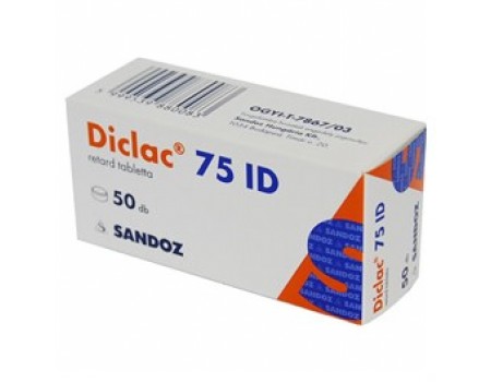 DICLAC retard 75 mg. 50 tablets
