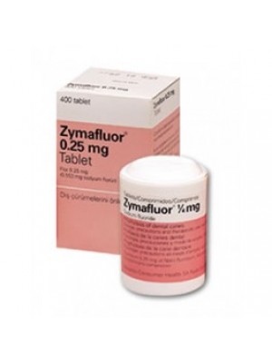 ZYMAFLUOR 0.25mg. 400 tablets