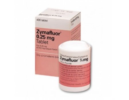 ZYMAFLUOR 0.25mg. 400 tablets