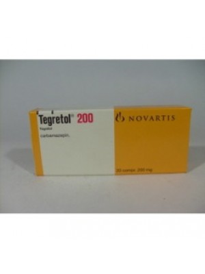 Tegretol 200 mg. 50 tablets