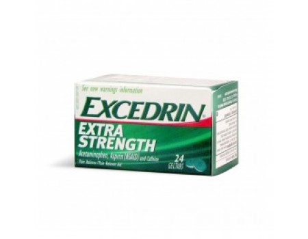EXCEDRIN 250 mg. 16 tablets