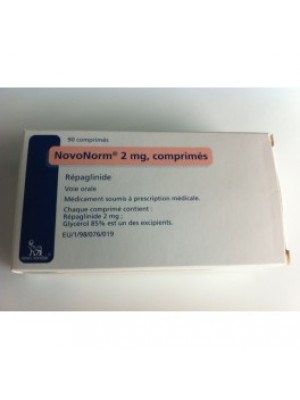 NOVONORM 2 mg. 90 tablets