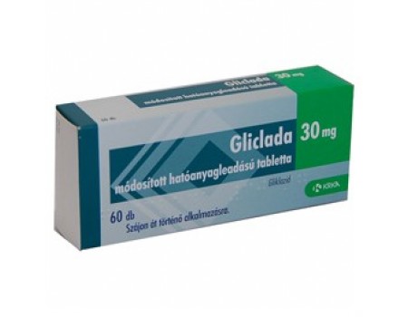 GLICLADA 30 mg. 60 tablets