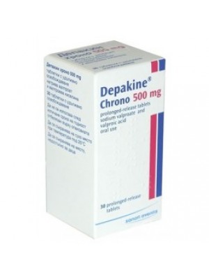 Depakine Chrono 500 mg. 30 tablets