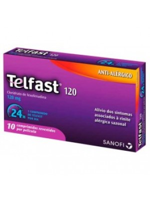 TELFAST 120 mg. 10 tablets