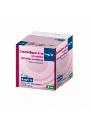 Dexamethason 4 mg. 25 ampoules
