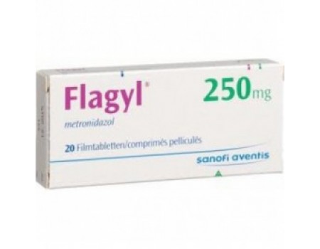 FLAGYL 250 mg. 20 tablets