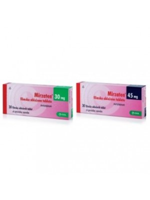 MIRZATEN 45 mg. 30 tablets
