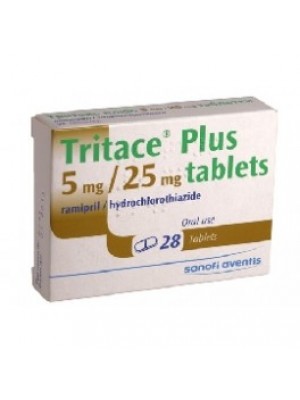 Tritace PLUS 5 mg. 28 tablets