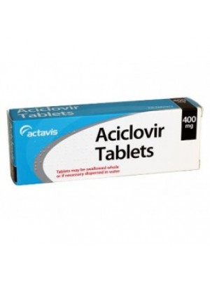 Aciclovir 400 mg. 10 tablets