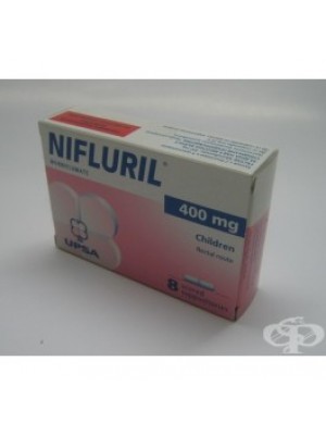 NIFLURIL 400 mg. 8 suppositories