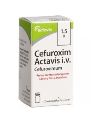 Cefuroxime 1.5 g.