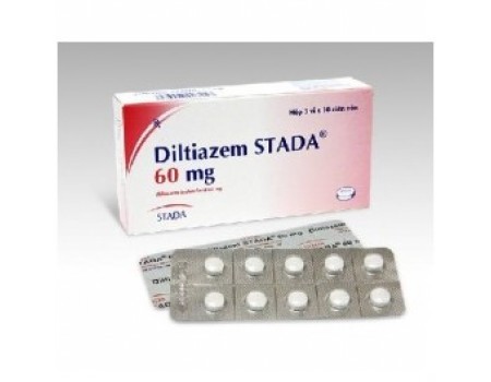 Diltiazem 60 mg. 50 tablets