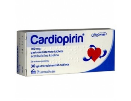 CARDIOPIRIN 100 mg. 30 tablets