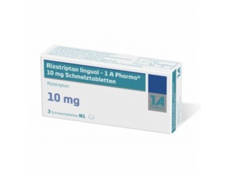 Rizatriptan 10 mg. 3 tablets